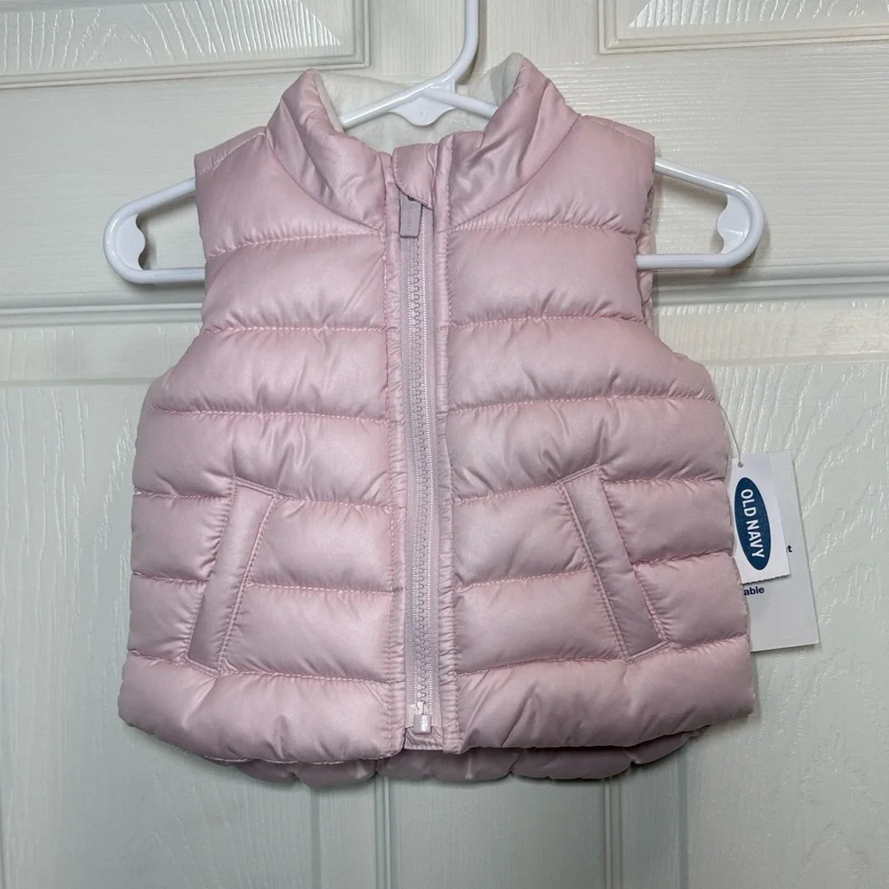 Old Navy Baby Puffer Vest 3-6M